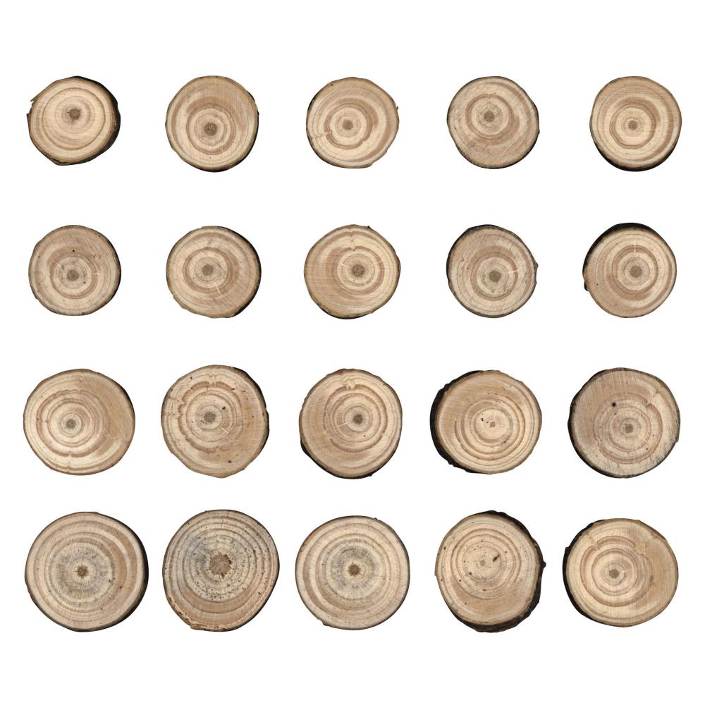 Tim Holtz idea-ology Wood Slices Discs Christmas 15pc