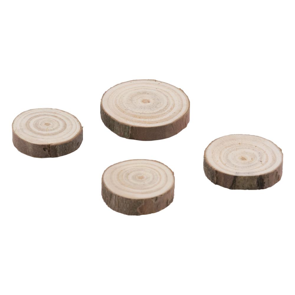 Tim Holtz idea-ology Wood Slices Discs Christmas 15pc