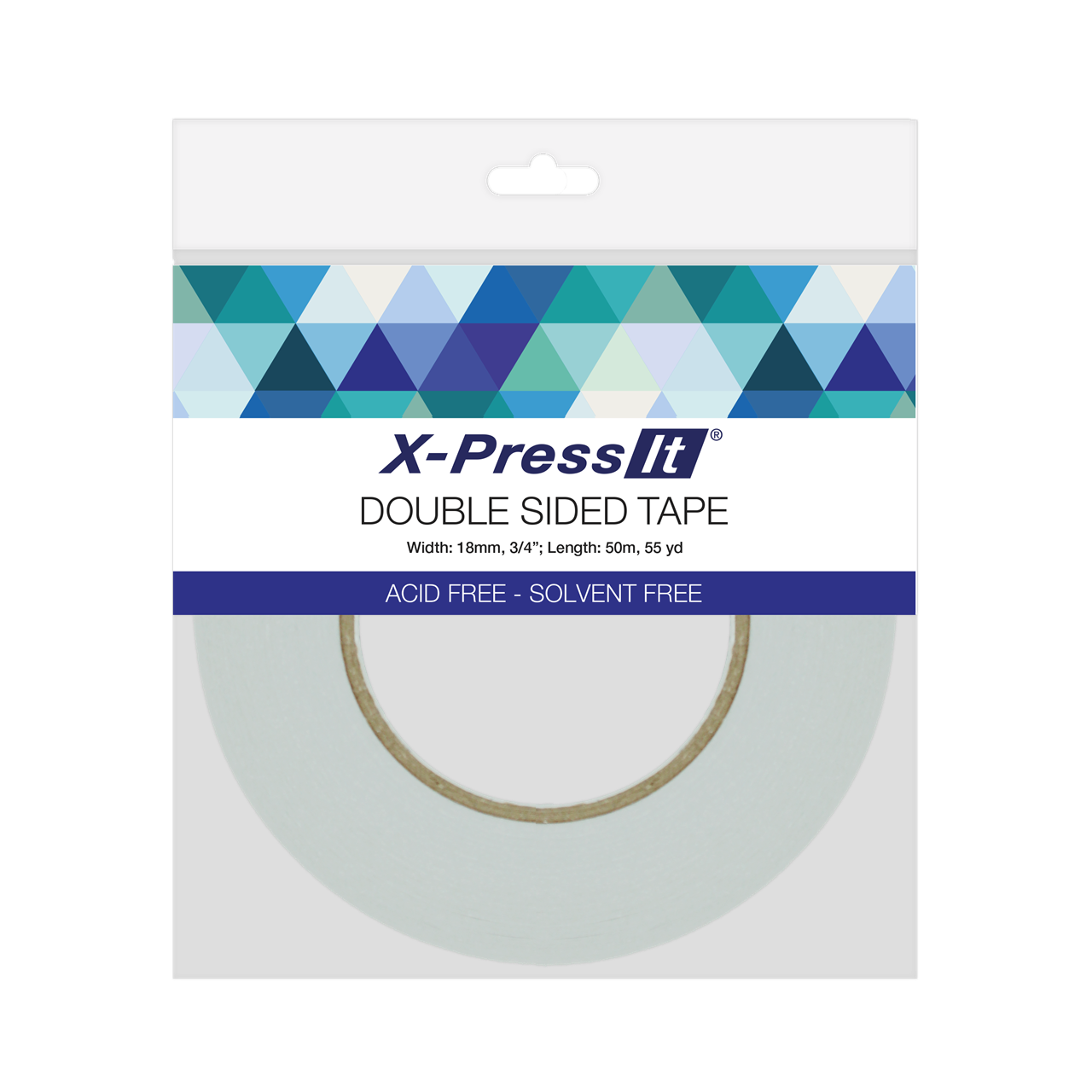 X-Press It Double Sided Tape Adhesive 18mm x 50m