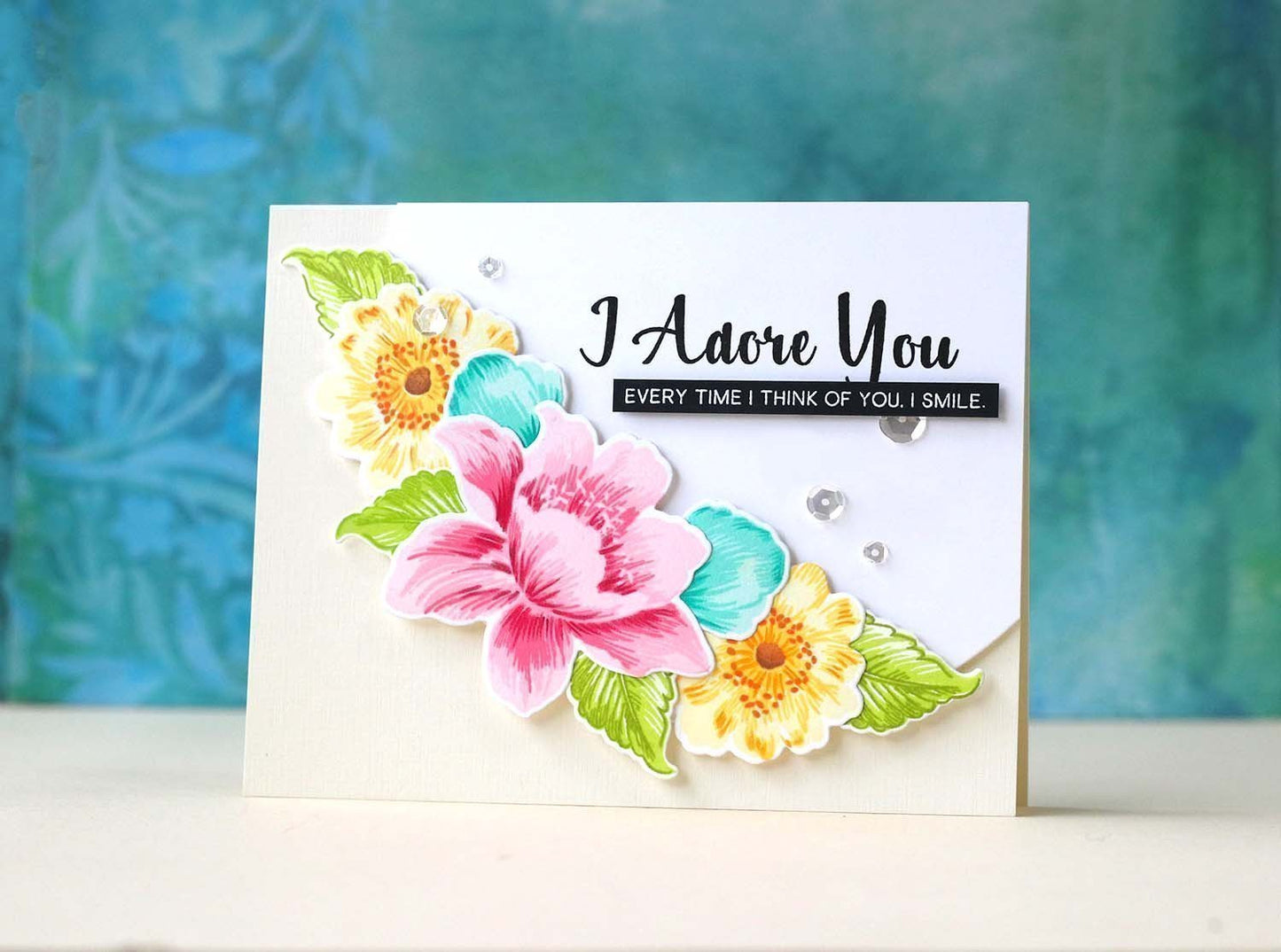 Altenew Adore You Clear Stamps 24pcs Made in USA