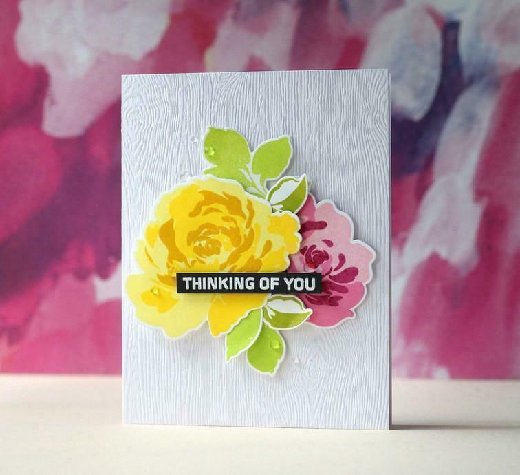 Altenew Floral Fantasy Clear Stamps 12pcs Made in USA