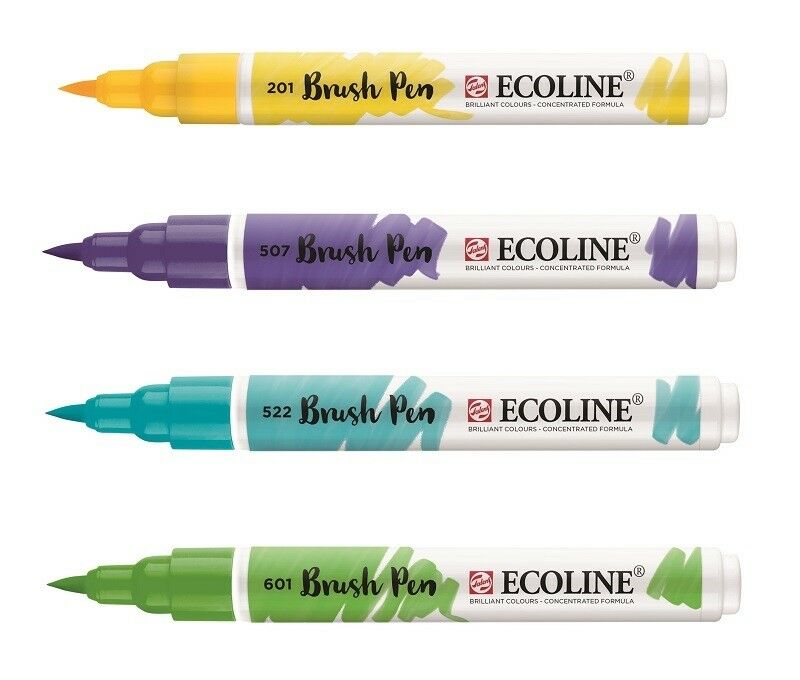 Ecoline Brush Pen Liquid Watercolour Royal Talens Choose Colours