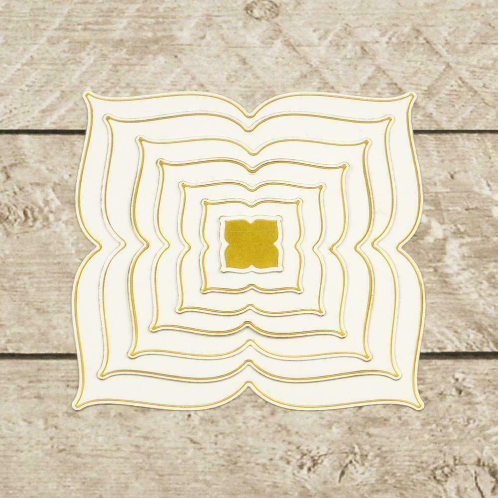 Couture Creations Nesting Floral Frames Cut Foil & Emboss Dies