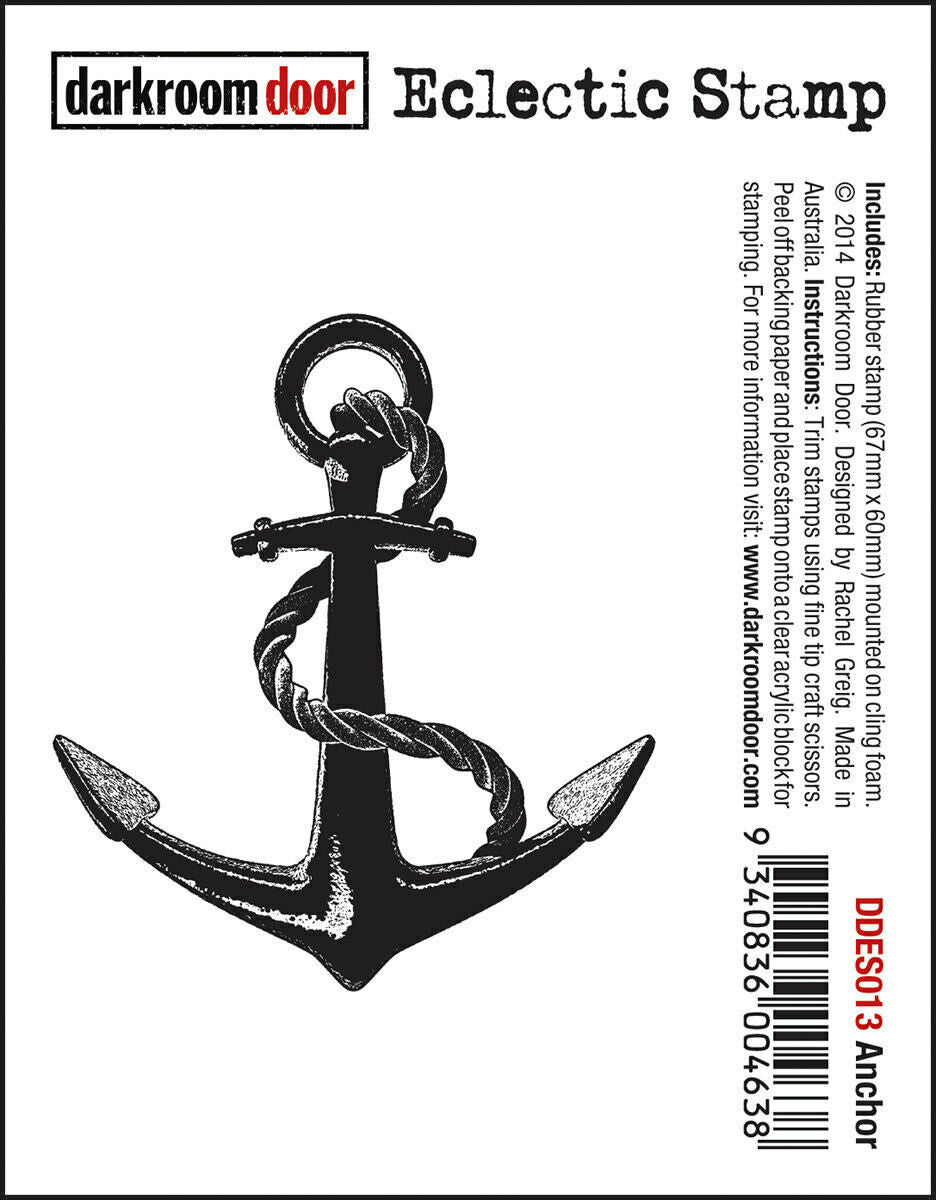 Darkroom Door Eclectic Rubber Stamp Anchor