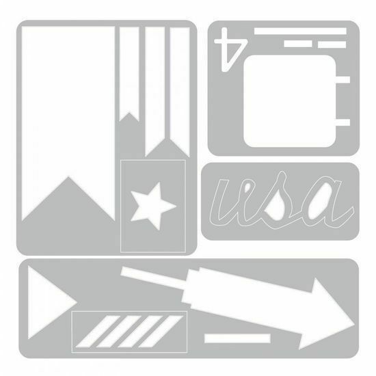 Sizzix Sidekick Dies Side-Order Americana Thinlits Texture Fades Tim Holtz