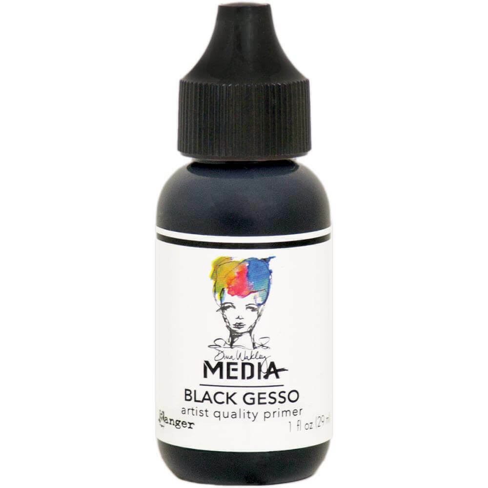 Dina Wakley Media Black Gesso Artist Quality Primer 29ml