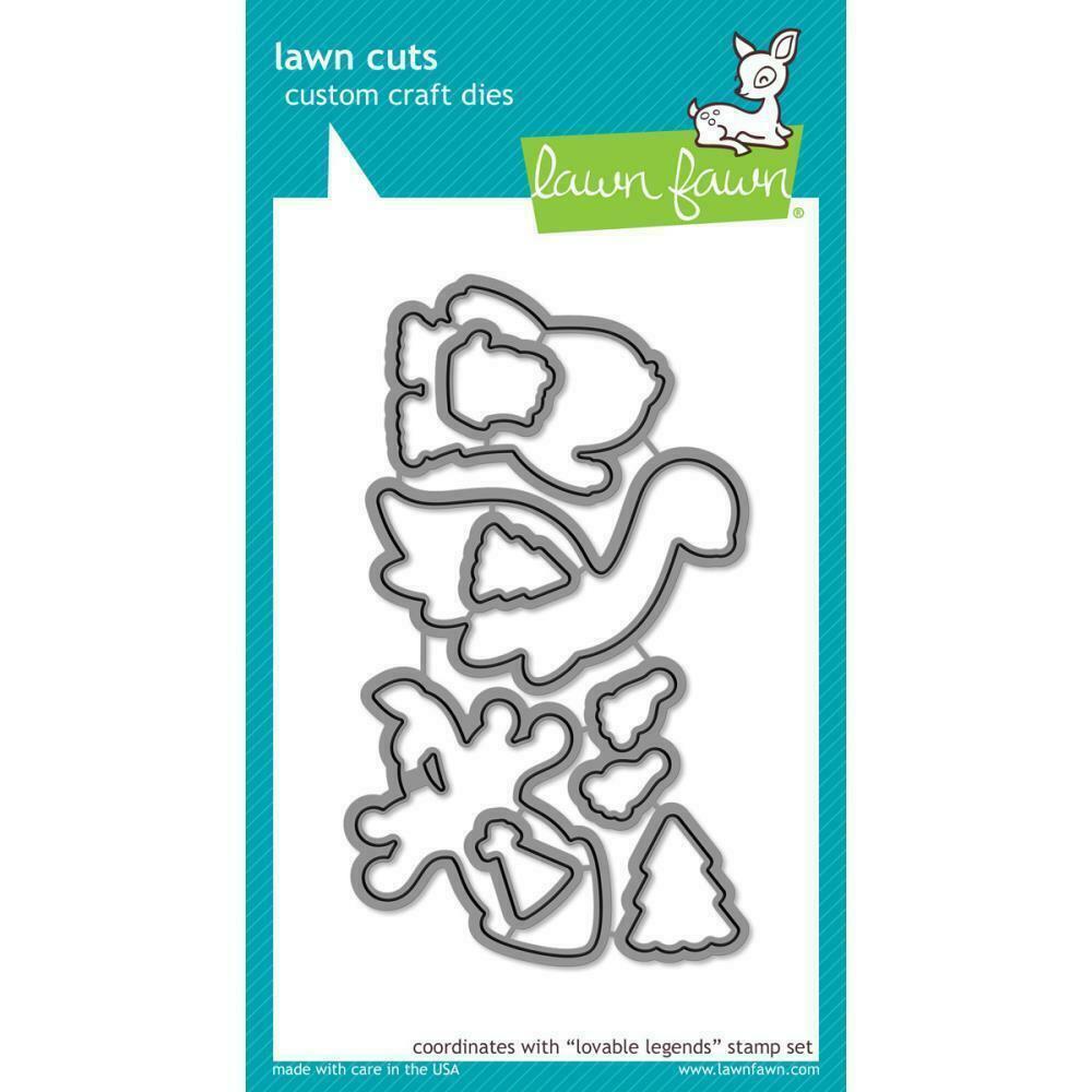 Lawn Fawn Cuts Custom Craft Dies Lovable Legends 9pc LF1039