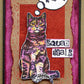 Darkroom Door Eclectic Rubber Stamp Sitting Cat