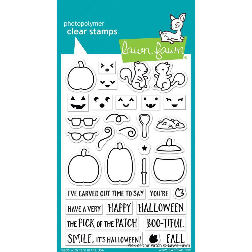 Lawn Fawn Clear Stamps Pick of the Patch 34pc Photopolymer LF1754