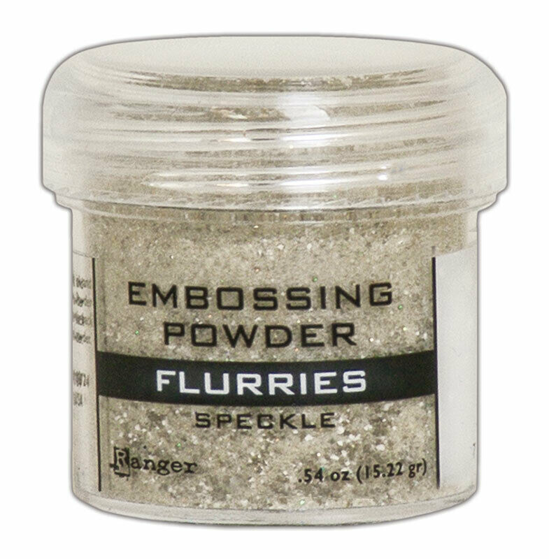 Ranger Embossing Powder Speckle - Flurries 1oz Jar Weight 0.54oz/15.22gr