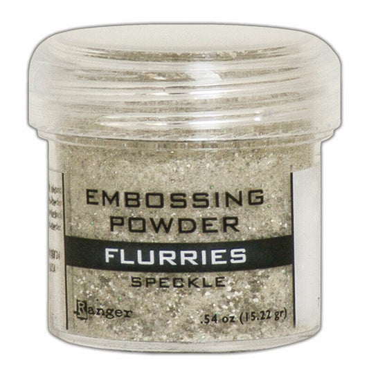 Ranger Embossing Powder Speckle - Flurries 1oz Jar Weight 0.54oz/15.22gr