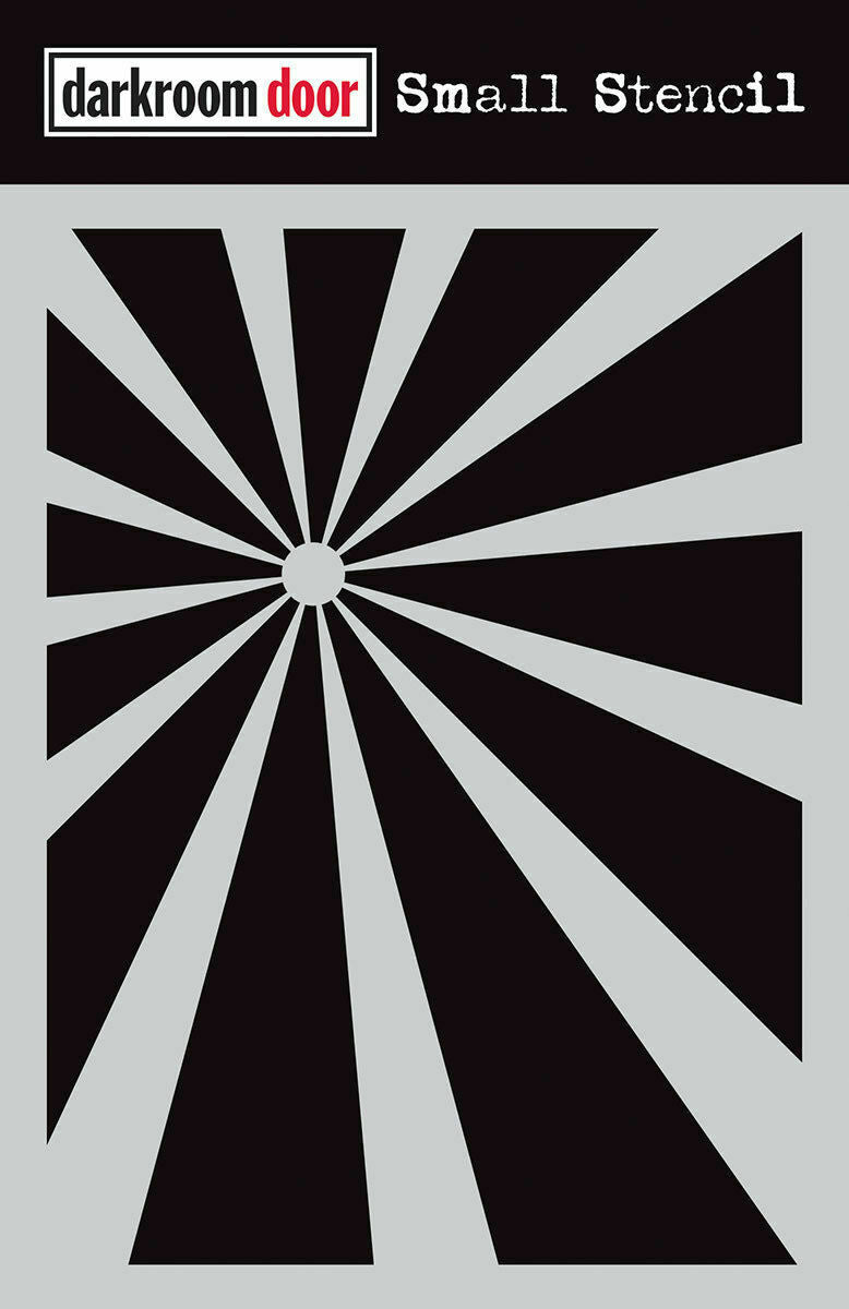 Darkroom Door Small Stencil Sunshine 4.5in x 6in Plastic
