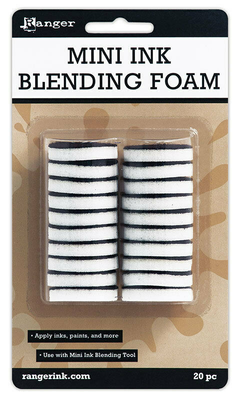 Ranger Mini Ink Blending Foam Refills Circle Replacements Round 20pc
