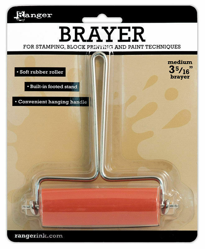 Ranger Medium Brayer Rubber Ink Roller 84mm