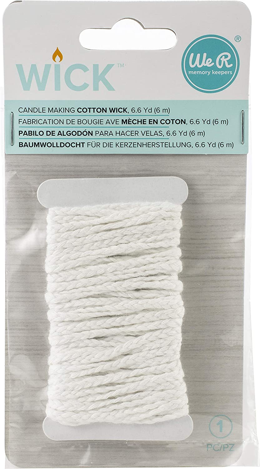 We R Memory Keepers WICK Candle Making Cotton Wick 1pc 6m length