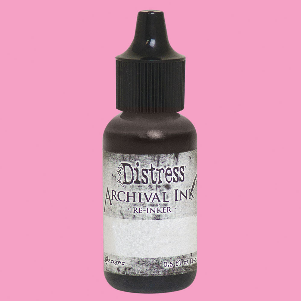 Tim Holtz Distress Archival Ink Kitsch Flamingo Reinker Refill 0.5oz / 14ml