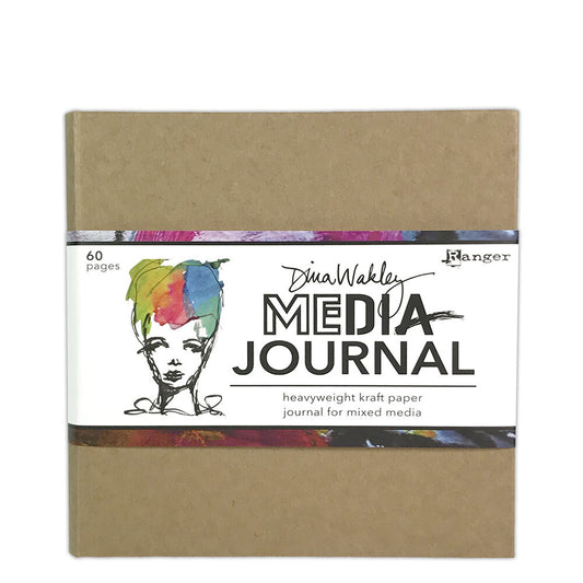 Dina Wakley Media Journal Kraft Heavyweight Paper for Mixed Media 6 x 6
