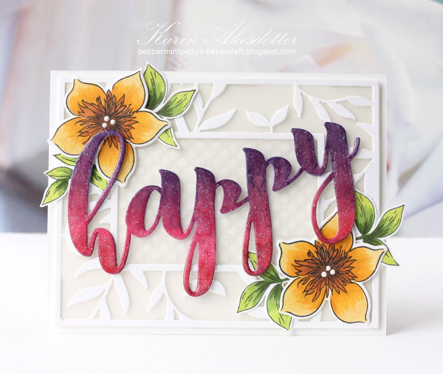 Altenew Mega Greetings 2 Clear Stamps 18pcs Made in USA