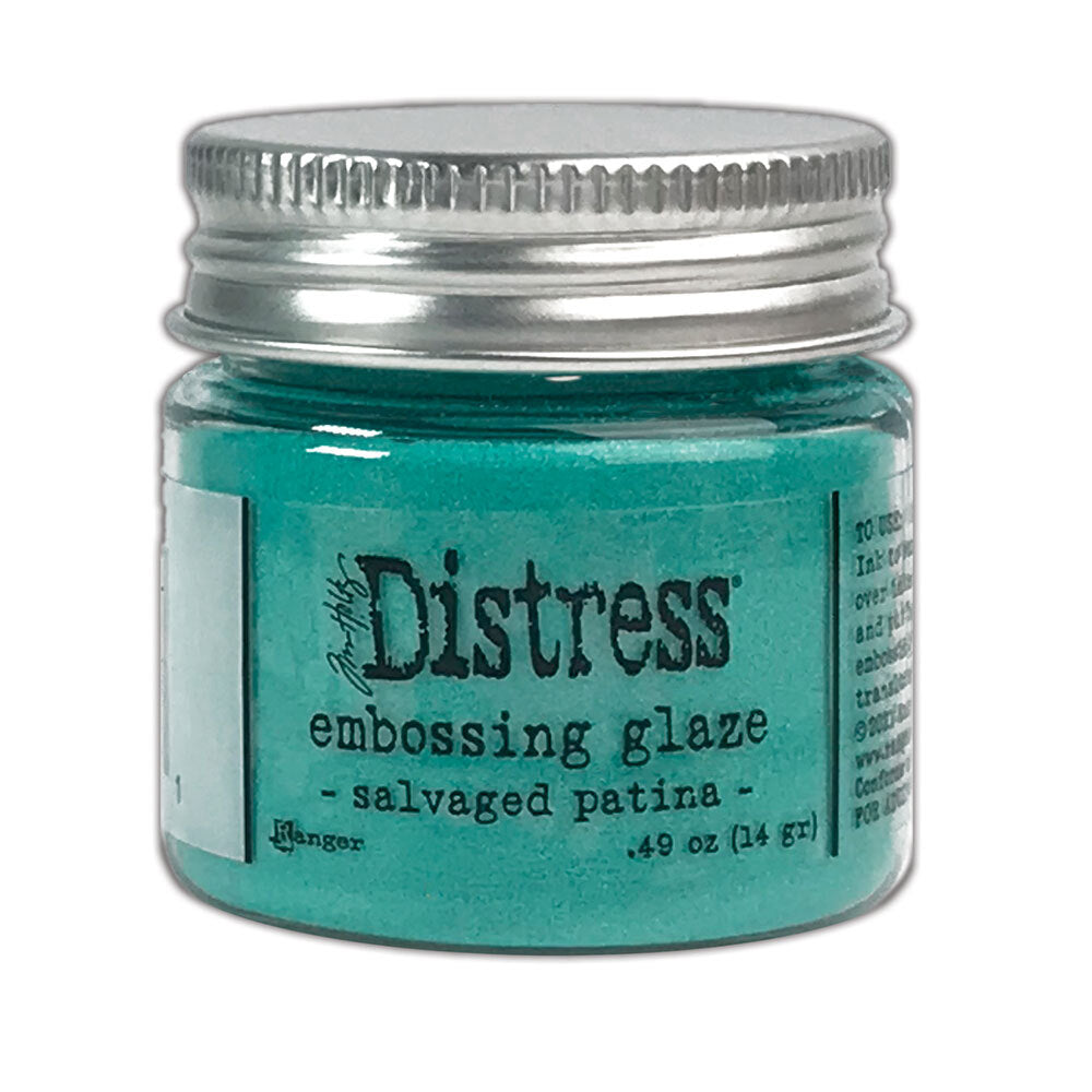 Tim Holtz Distress Embossing Glaze Powder - Salvaged Patina - 14gr / 0.49oz Ranger