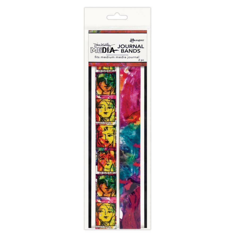 Dina Wakley Media Medium Journal Bands 2pc MDA65685