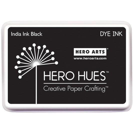 Hero Arts Hero Hues India Ink Black Dye Ink Stamp Pad
