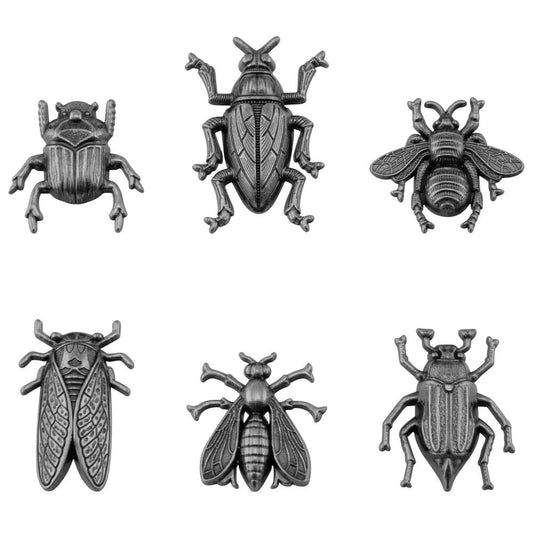 Tim Holtz idea-ology Adornments Entomology Metal Insects 6pc
