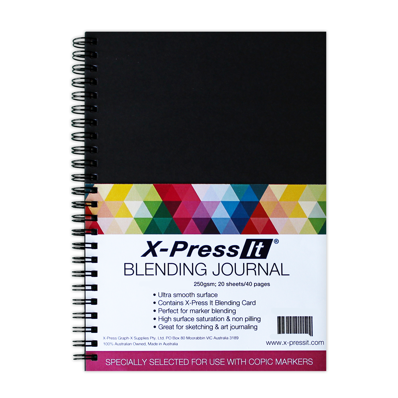 X-Press It Blending Card Journal A3 20 sheets 250gsm Ultra Smooth Surface