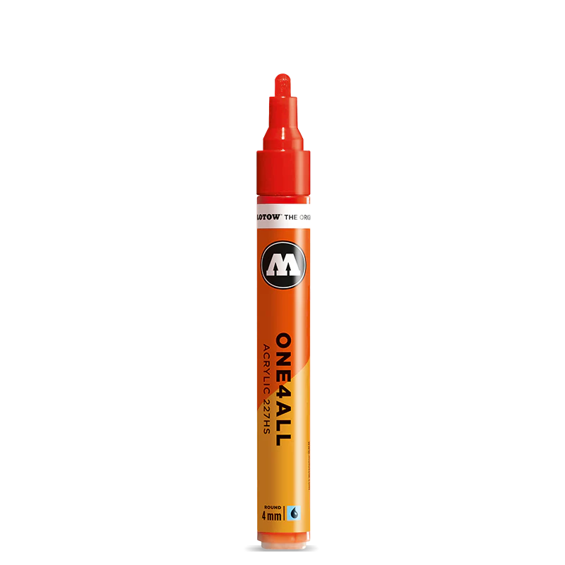 Molotow ONE4ALL 227HS Traffic Red Marker Pen 4mm Colour 013