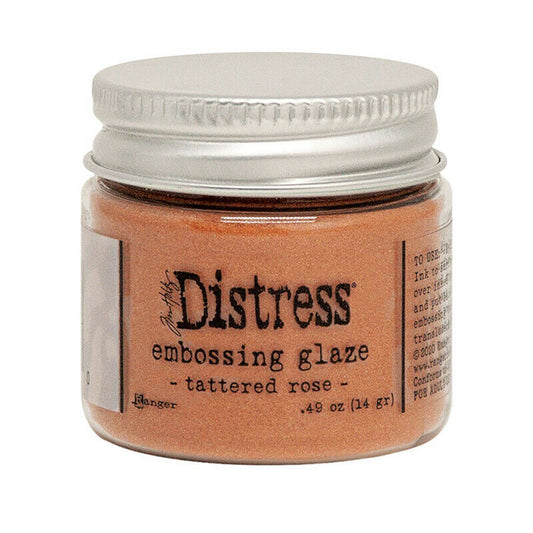 Tim Holtz Distress Embossing Glaze Powder - Tattered Rose - 14gr / 0.49oz Ranger