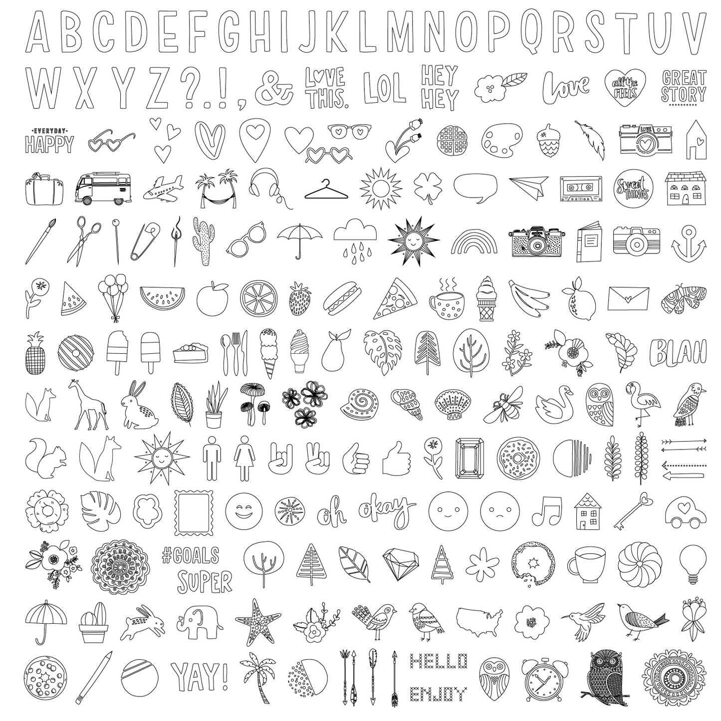 We R Memory Keepers Amy Tangerine Foil Quill Design Drive USB Art Stick 200 Designs