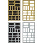 Tim Holtz idea-ology Metallic Finish Stickers Labels Gold Silver 100 stickers