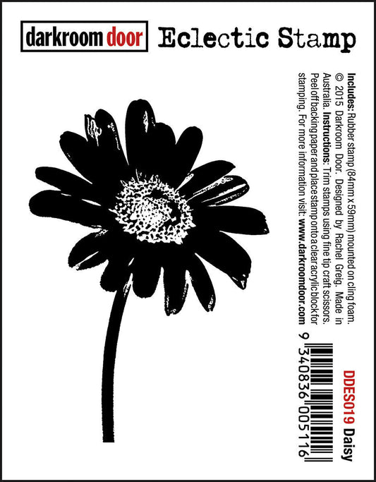 Darkroom Door Eclectic Rubber Stamp Daisy