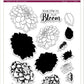 Altenew Dahlia Blossoms Clear Stamps 18pcs Made in USA