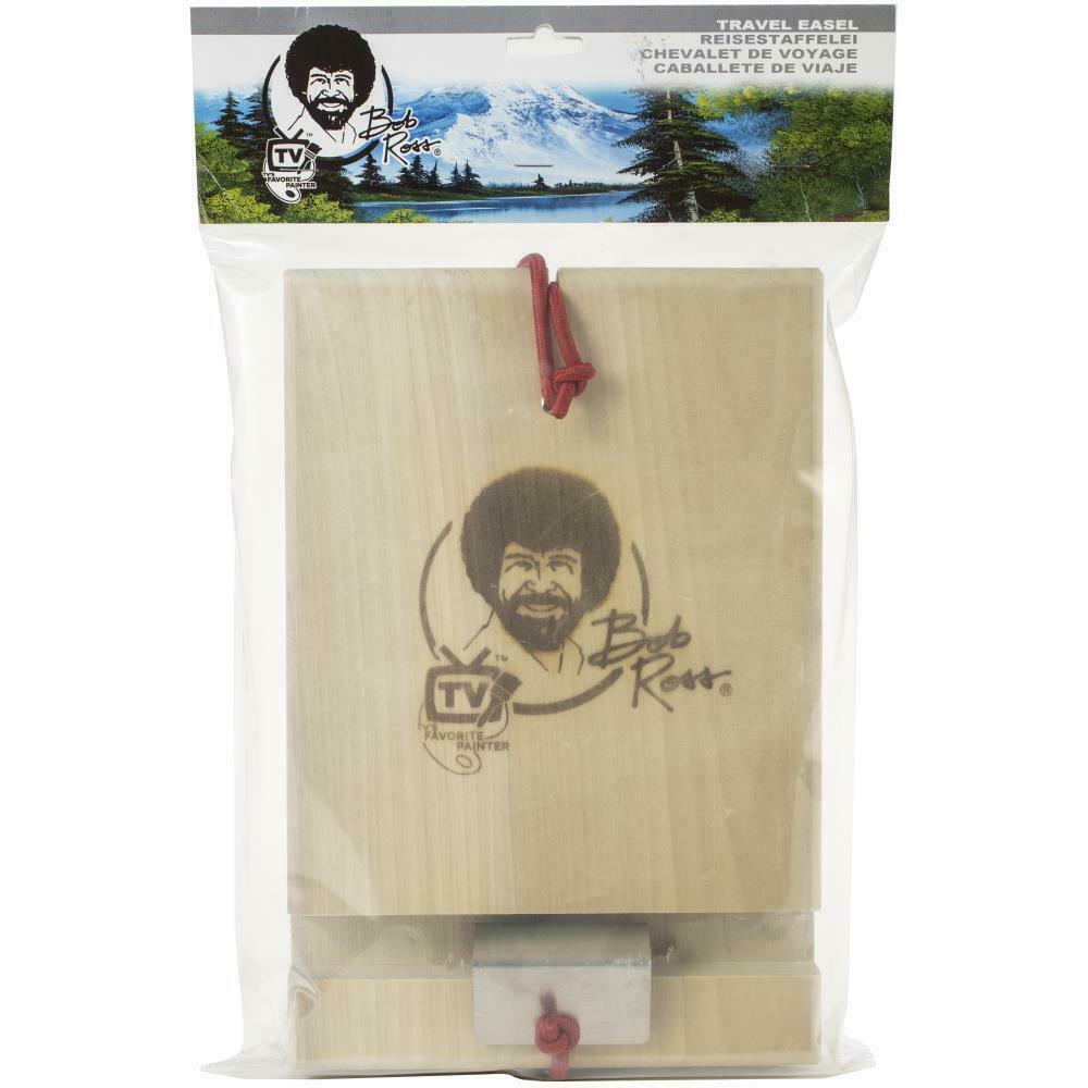 Bob Ross Travel Easel Wood for Painting 26cm x 17.8cm x 3.2cm