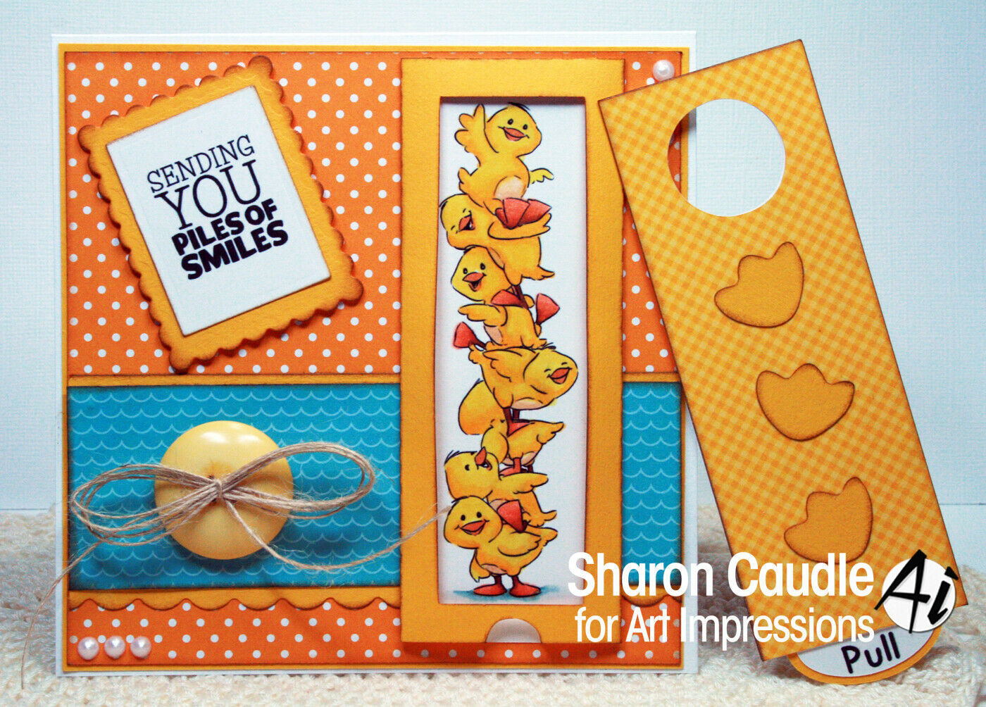 Art Impressions Framed Slider Die Pull to Reveal Your Stamped Image 1 pc