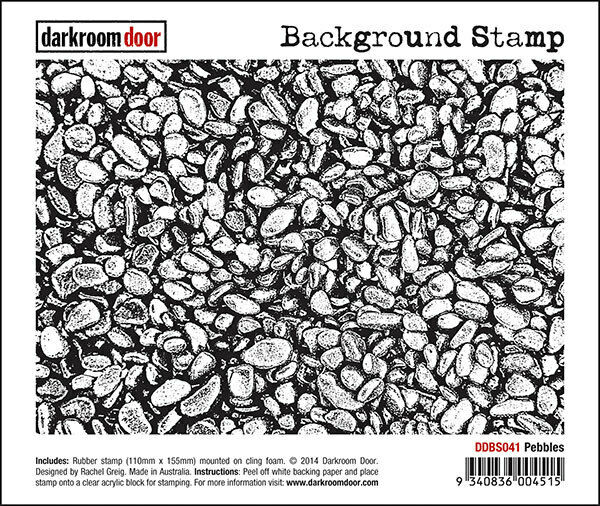 Darkroom Door Background Rubber Stamp Pebbles 110mm x 155mm