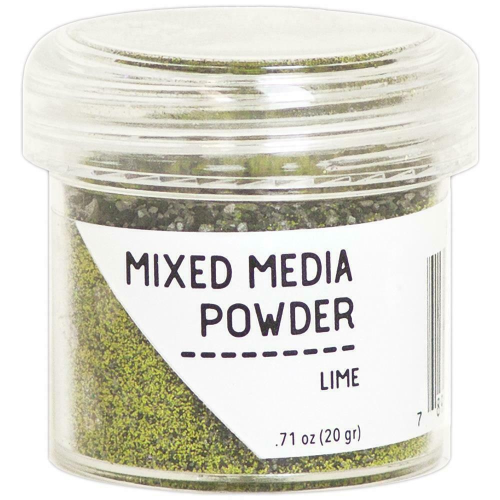 Ranger Mixed Media Embossing Powder Lime 1oz Jar Weight 0.71oz/20gr