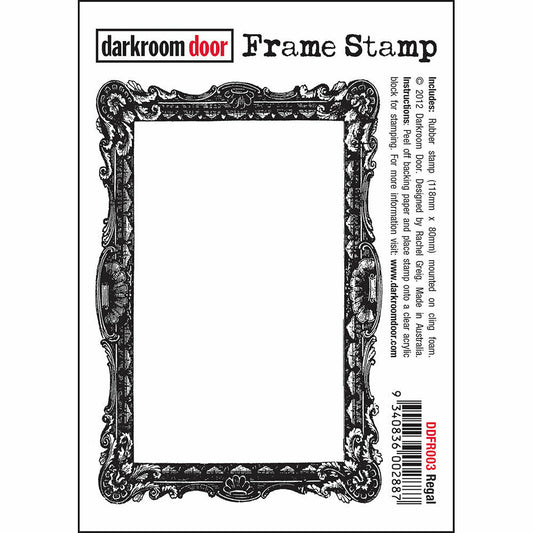 Darkroom Door Frame Regal Rubber Stamp 80mm x 118mm