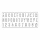 Sizzix BIGZ XL Letters & Numbers Society Die 664169 Tim Holtz 35cm x 15.25cm