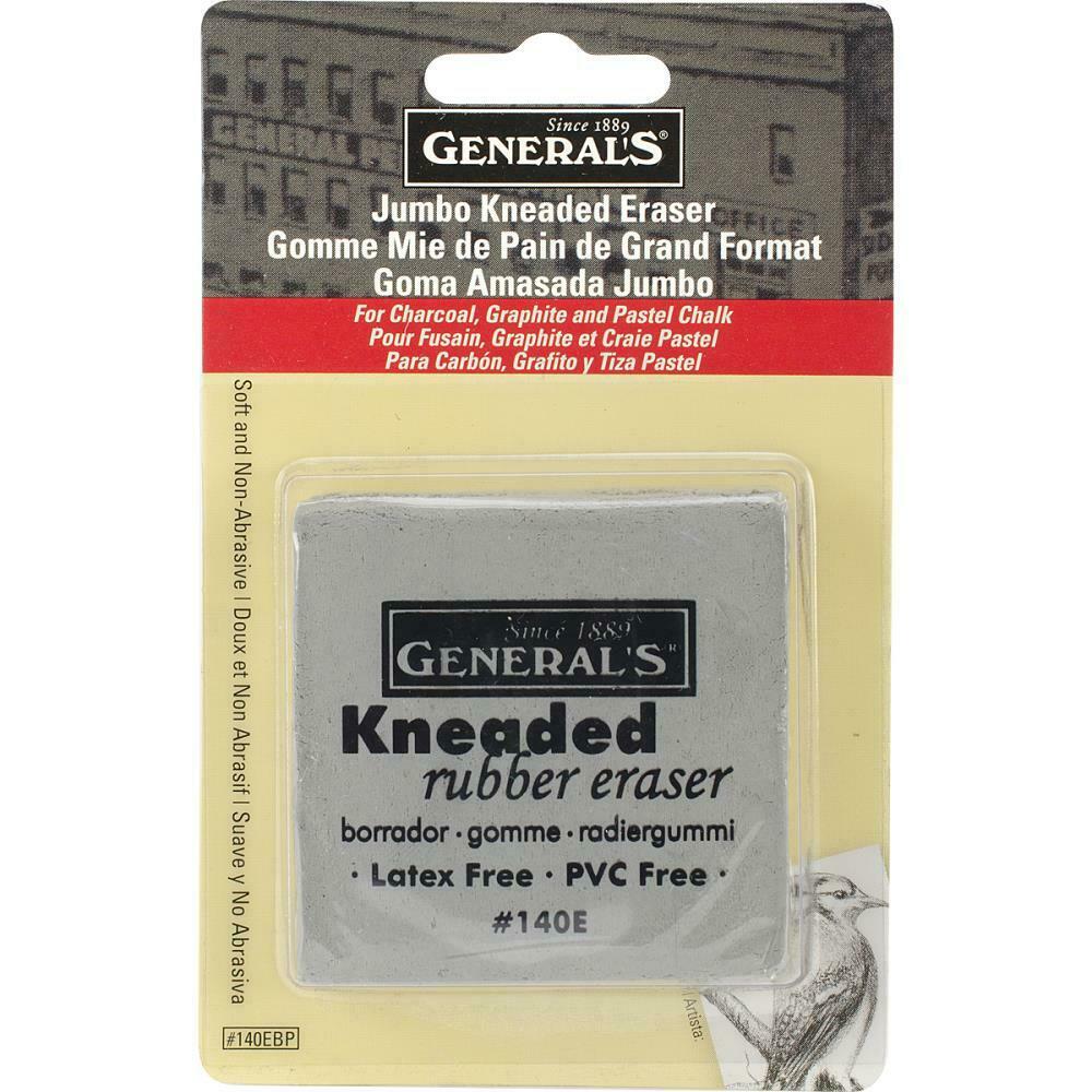 General Pencil Co Jumbo Kneaded Rubber Eraser - Latex Free PVC Free General's
