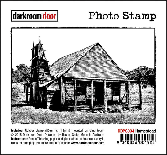 Darkroom Door Photo Rubber Stamp Homestead - 118mm x 80mm