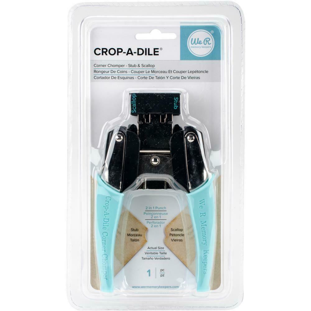 We R Memory Keepers Crop-A-Dile Corner Chomper Cropadile - Stub & Scallop 2 in 1