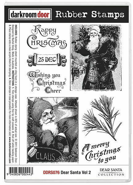 Darkroom Door Rubber Stamp Set Dear Santa Vol 2