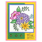 Stampendous Mum Blossoms Cling Rubber Stamp - 1pc CRW198