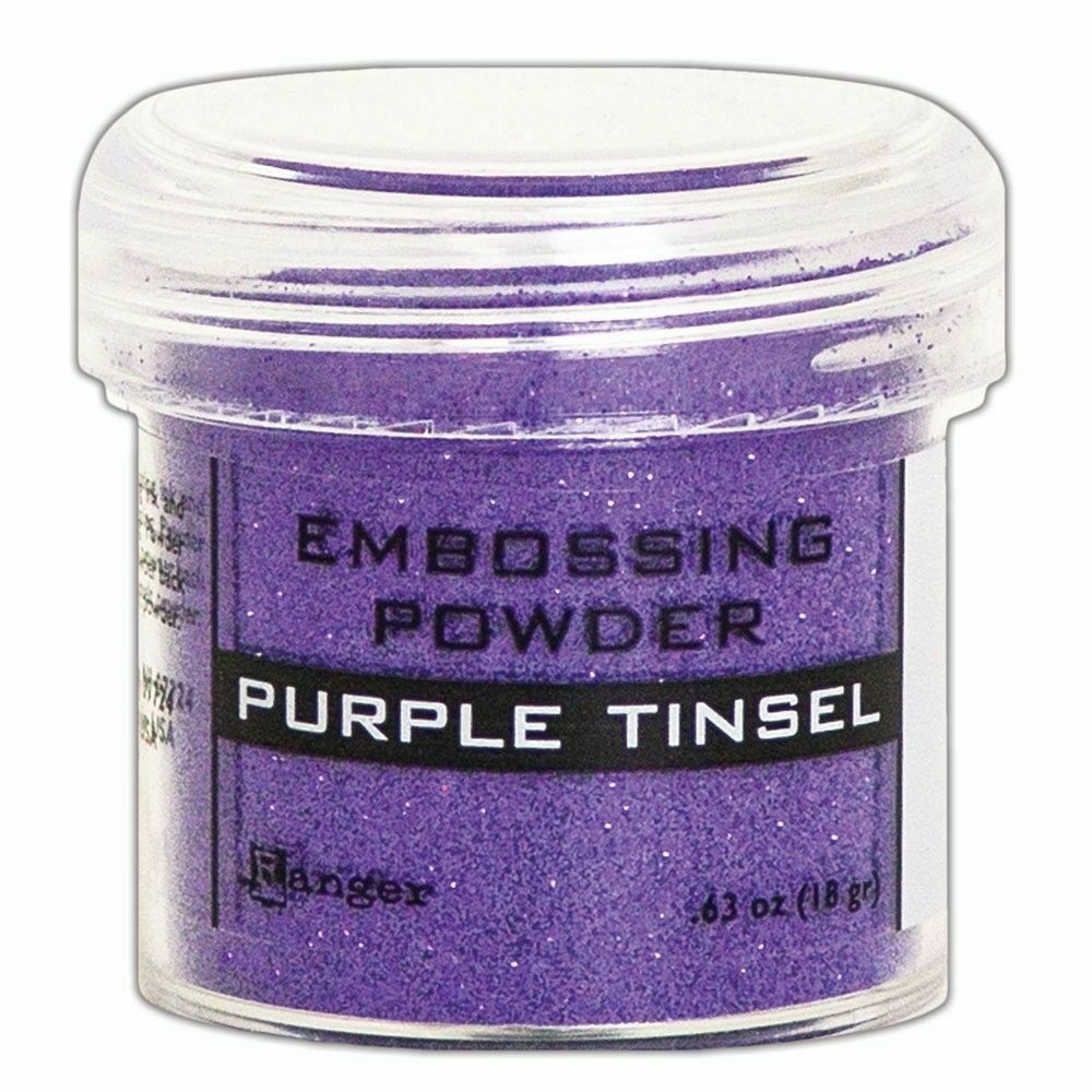 Ranger Embossing Powder Purple Tinsel 1oz Jar Weight 0.63oz/18gr