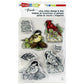 Stampendous Holiday Birds Christmas Cling Rubber Stamps & Dies Set - 8pc