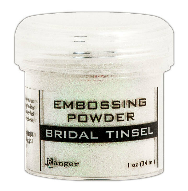 Ranger Embossing Powder Bridal Tinsel 1oz Jar Weight 0.60oz/17gr