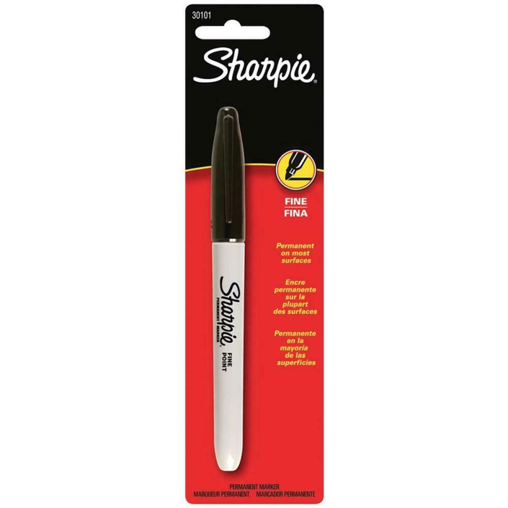 Sharpie Fine Tip Permanent Marker Black Fine Point Pen