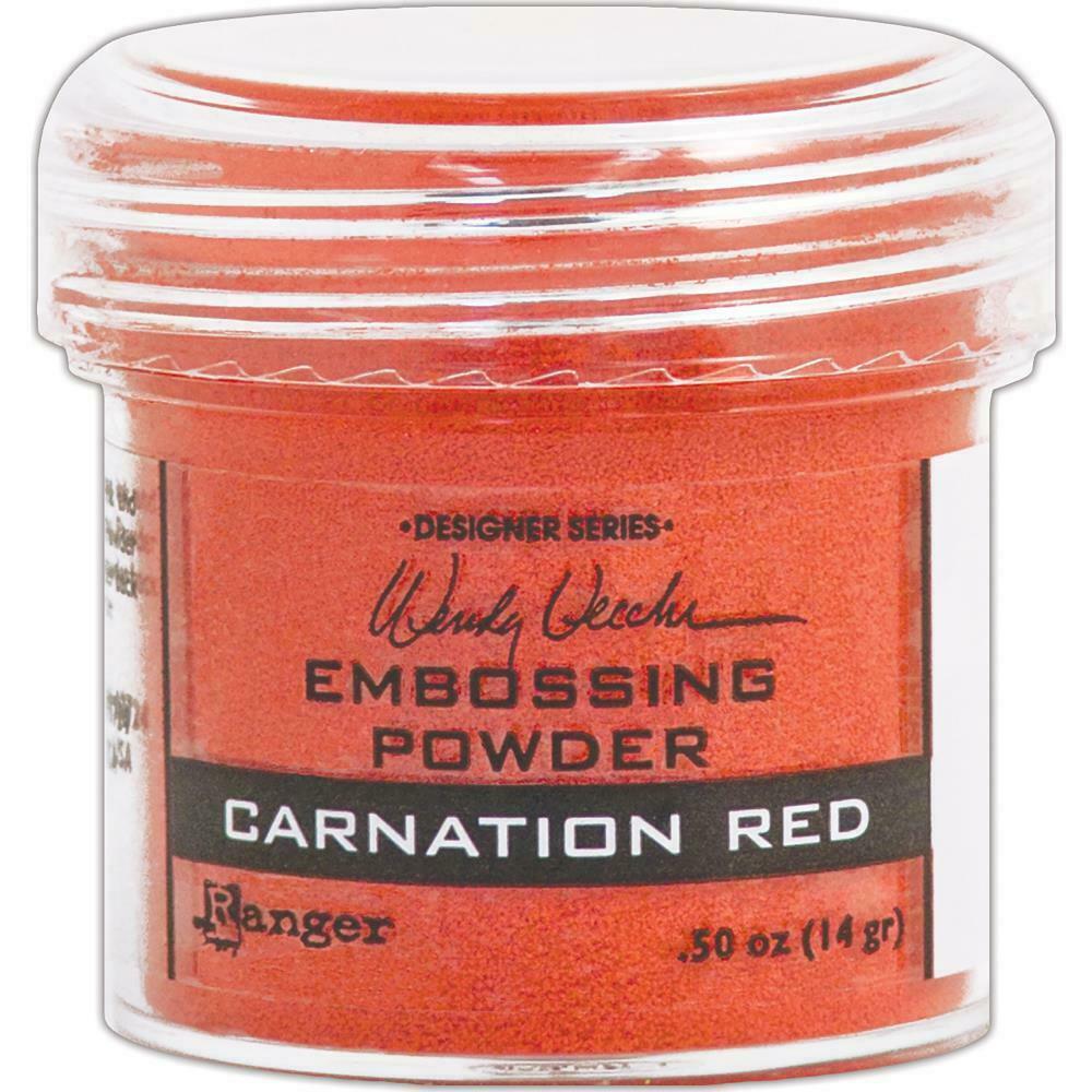 Ranger Embossing Powder Carnation Red 1oz Jar Weight 0.50oz/14gr