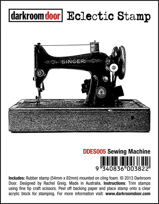 Darkroom Door Eclectic Rubber Stamp Sewing Machine